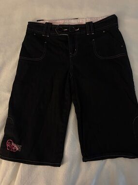 y2k powder room surf grunge long shorts